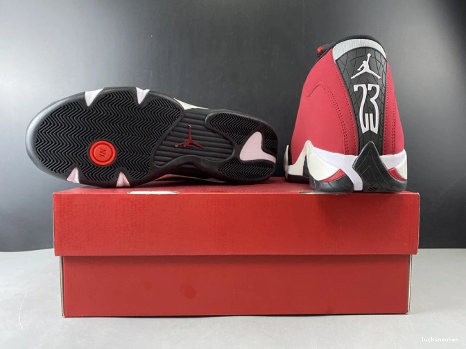 Reps LUCY AIR RETRO 14 RED TORO 487471-006 GYM JORDAN 0717